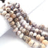 1 Strand Dendrite Opal  Faceted Gemstone Rondelles Beads- 9mm-15 mm BR4500