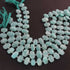 1 Strand  Amazonite Faceted Fancy Shape Beads, Straight Drill Amazonite Fancy Beads,  Faceted  Briolettes 10mmx14mm - 10 Inches BR03305
