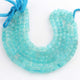 1 Strand Blue Aqua Chalcedony Faceted Cube Briolettes - Blue Aqua Chalcedony Box Beads 6mmx6mm -7mmx8mm 8 Inch BR3914 - Tucson Beads
