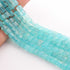 1 Strand Blue Aqua Chalcedony Faceted Cube Briolettes - Blue Aqua Chalcedony Box Beads 6mmx6mm -7mmx8mm 7 Inches BR3914