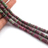 1 Strand Ruby Zoisite  Faceted Tyre Shape Beads 5mm -6mm  Ruby Zoisite  Wheel cut Beads ,Heishi Tyre beads BR03948
