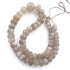 1 Strand Grey MoonStone Faceted Gemstone Rondelles Beads- 8 mm-16 mm BR3953