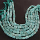 1 Strand Amazonite Faceted Center Drill Briolettes - Nugget Beads 7mmx10mm-9mmx12mm 10 Inches  BR1541 - Tucson Beads