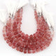1  Strand Strawberry Quartz Faceted Beads Assorted Shape Briolettes  12mmx7mm-9mmx7mm 8 Inches BR03477 - Tucson Beads