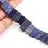 1 Strand Lapis  Faceted Briolettes -rectangle Shape Briolettes  11mmx6mm -19mmx9mm- 8 Inches BR1294