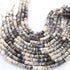 1 Strand Dandrite Opal  Faceted Tyre Shape Beads - 6mm -Dandrite Opal   Wheel cut Beads ,Heishi Tyre beads BR03903