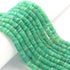 1 Strand Chrysoprase  Faceted Tyre Shape Beads 5mm- 6mm Chrysoprase   Wheel cut Beads ,Heishi Tyre beads BR03908