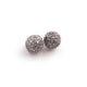 1 PC Pave Diamond Round Ball Beads 925 Sterling Silver- Antique Finish Round Bead 8mm PDC015 - Tucson Beads