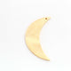 Copy of 5 Pcs Designer 24k Gold Plated Moon Charms Design Charm,Jewelry Making 48mmx14mm GPC1488 - Tucson Beads
