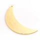5 Pcs Designer 24k Gold Plated Moon Charms Design Charm,Jewelry Making 73mmx25mm GPC1489 - Tucson Beads