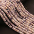 1 Strand Lilac Jasper Faceted Tyre Shape Beads - 6mm-8mm  Lilac Jasper Wheel cut Beads ,Heishi Tyre beads BR03930