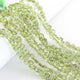 1 Strand Peridot Gemstone Faceted Briolettes - Peridot Heart  Beads 4mmx5mm-7mmx8mm - 9 Inches BR0556 - Tucson Beads