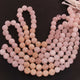 1 Long  Strand Natural Morganite Smooth Balls -GemStone Beads Plain Ball Rondelles  Beads, 10mm-11mm 16 Inches BR02940 - Tucson Beads