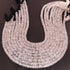 1  Strand Crystal Quartz Smooth  Briolettes -Wheel Shape   Briolettes  4mm-8mm-13 Inches BR1953