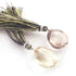 1  Strand Bio Lemon And Smoky Quartz Smooth Briolettes - Assorted Shape Beads 25mmx19mm-22mmx20mm- 3 Inches BR4399