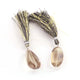 1  Strand Bio Lemon And Smoky Quartz Smooth Briolettes - Assorted Shape Beads 27mmx16mm-28mmx17mm- 3 Inches BR4396 - Tucson Beads