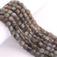 1 Strand Labradorite  Faceted Cube Briolettes - Box shape Beads 8mm-10mm -10 Inches BR504 - Tucson Beads