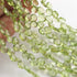 1 Strand Peridot Faceted Heart Briolettes - Semi Precious Peridot Heart Gemstone  Beads- 5mmx5mm-5mmx7mm-8 Inches BR1350