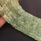 1  Strand  Green Chalcedony Faceted Briolettes - Cube Shape  Briolettes - 6mm- 7mm- 8 Inches BR02583 - Tucson Beads