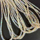 1 Long Strand Ethiopian Welo Opal Smooth Rondelles - Ethiopian Roundelles Beads 4mm-7mm 16 Inches BR03189 - Tucson Beads