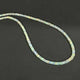 1 Long Strand Ethiopian Welo Opal Smooth Rondelles - Ethiopian Roundelles Beads 3mm-5mm 16 Inches BR03182 - Tucson Beads