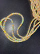 1 Long Strand Ethiopian Welo Opal Faceted Rondelles - Ethiopian Roundelles Beads 4mm-7mm 16 Inches BR03184 - Tucson Beads