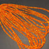 1 Long Strand Amazing Orange Ethiopian Welo Opal Smooth Rondelles - Orange Ethiopian Rondelles Beads 3mm-4mm 16 Inches BR03228