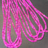 1 Long Strand Amazing Hot Pink Ethiopian Welo Opal Faceted Rondelles -Hot Pink Ethiopian Rondelles Beads 3mm-8mm 16 Inches BR03234