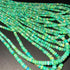 1 Long Strand Amazing Green Ethiopian Welo Opal Smooth Rondelles -Green Ethiopian Rondelles Beads 3mm-5mm 16 Inches BR03200