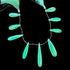 1 Strand  Green Chalcedony Smooth  Briolettes -Long Tear &  Pear Drop  Briolettes - 29mmx11mm-56mmx11mm 8 Inches BR1025