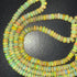 1 Strand 100% Natural Top Quality Ethiopian Welo Opal Smooth Gemstone Rondelles Beads - 5mm-8mm-17 Inches BR02274