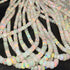 1 Strand 100% Natural Top Quality Ethiopian Welo Opal Faceted Gemstone Rondelles Beads - 4mm-11mm-18 Inches BR02250