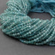 5 Strands Excellent Quality Apatite Faceted Rondelles - Apatite Roundles Beads 3mm-4mm 13.5 Inches RB372 - Tucson Beads