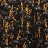 5 FEET Black Onyx Rondelle 6mm Rosary Style Beaded Chain 6mm, Wire Wrapped 24k Gold Plated Chain Bd1125