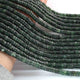 1 Strand Emerald  Smooth Heishi Wheel Briolettes - Gemstone Briolettes  -6mm-7mm 13 Inches BR02123 - Tucson Beads