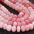 1 Strand Amazing Pink Opal Smooth Rondelles Beads-Semi Precious gemstone  Pink Opal Beads- 8mm-9mm -15.5 Inches BR02779