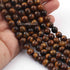 1 Strand Brown Tiger Eye , Best Quality , High Quality , Smooth Round Balls - Smooth Balls Beads -8mm 15 Inches BR0062