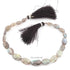 1 Strand Labradorite Smooth Briolettes  -Oval Shape Briolettes - 7mmx9mm - 16mmx11mm 10 Inches BR1876
