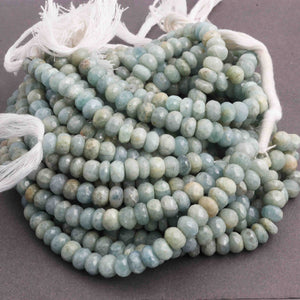 1 Long Strand Amazonite Faceted Briolettes 9mm  15 Inches BR715 - Tucson Beads