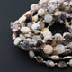 1 Strand Dendrite Opal Faceted Coin Shape Briolettes - Dendrite Opal Coin Shape Beads 10mm 8.5 Inches BR0168 - Tucson Beads
