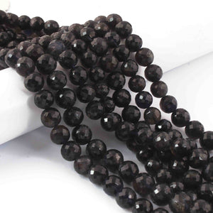 1 Strand Iolite , Best Quality , High Quality , Faceted Round Balls - Faceted Balls Beads 8mm-10mm 10 Inches BR0628 - Tucson Beads