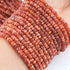 1 Strand Sunstone Faceted Rondelles-Gemstone Beads - -5mm - 15.5 Inch BR01135