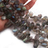 1 Strand  Labradorite Faceted Pear Briolettes - Labradorite Pear Briolettes  8mmx6mm-11x9mm 10 inches BR0722