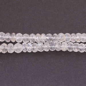 1  Strand Black Rutile Faceted Rondelles-Round  Shape  Roundels  8mm-14 Inches BR1896 - Tucson Beads