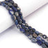 1 Strand Sodalite  Faceted Briolettes -Assorted Shape  Briolettes - 11mmx7mm  12.5 Inches BR3717