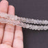 1 Strand Crystal Quartz Faceted Rondelles Beads - Crystal Quartz Rondelle Beads 10mm 13 inches BR3478