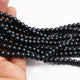 1 Strand Black Pearl Smooth Balls  - 6mm 16 Inches BR742 - Tucson Beads