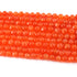 1 Long Strand Carnelian Faceted Ball Beads Jewelry Making Supplies 9mm-8mm 9 Inches BR0591