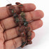1 Strand Unakite  Faceted Briolettes -Coin Shape  Briolettes - 8mmx8mm -8.5 Inches BR3718