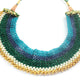 Multi Hydro Beaded Necklace AAA Quality Gemstone Necklace Colorful Mat Necklace -2mm-3mm- 8  Inches - SPB0128 - Tucson Beads